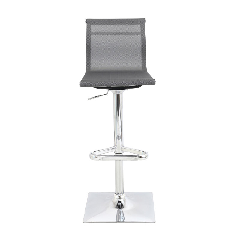 Bartow Adjustable Height Swivel Bar Stool & Reviews AllModern